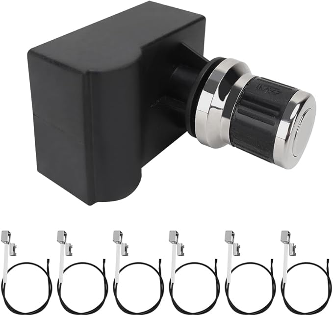 Grill Igniter Kit for Home Depot Nexgril 720-0882A 720-0896B 720-0896E Gas Grill Models 6 Outlet Universal AA Battery Tact Push Button Spark Igniter with Wire Ignition Replacement Kits