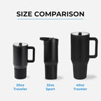 HydroJug Sport - Stainless Steel Tumbler with Straw, Vacuum Insulated, 32oz Leakproof Water Bottle, Ergonomic Design, Reusable, Dishwasher Safe, Rubber Base, Durable for Gym or Outdoors, Camo