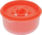 Egg Separator, Easy to, Separates up to 6 Yolks, Non, Reusable for Home Bakery (dark deep orange)