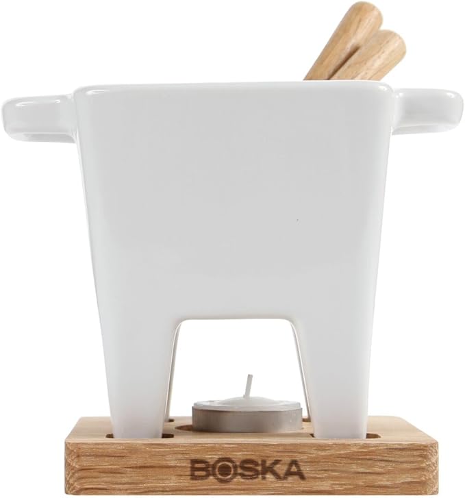 Boska Tapas Fondue Bianco - for 174 Grams of Melted Cheese - 300 ml