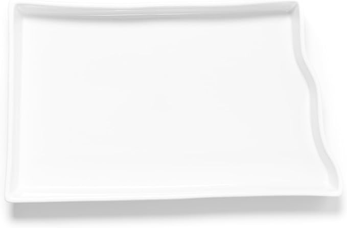 North Dakota Shaped Baking Dish Serving Platter or Decorative Tray Charming Porcelain Bakeware Oven Microwave and Dishwasher Safe