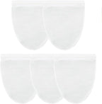 Nut Milk Bag Strainer, Strainers Fine Mesh Bags, Reusable Cheese Cloth Bag for Straining for Filter Juices, NutMilk, Cheese, Honey, Butter, (L-Size*5/ Excluding Bracket)