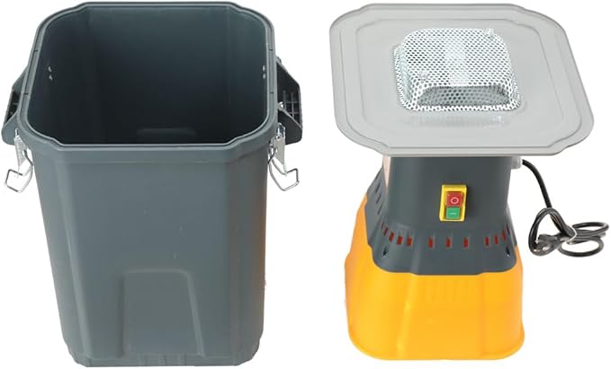 Grain Mill Corn Grinder, 1000w Electric Feed Ginder Mill Dust-Free Dry Cereals Grinder with Detachable Hopper & 5 Sieves for Wheat Corn Grain Spice Coffee Beans 7.9 Gallons (30L)