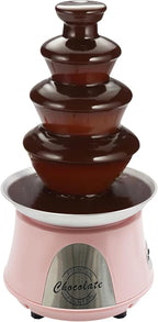 Chocolate Fountain Machine - 4 Tier Electric Chocolate Fondue Fountain Machine for Parties - Melts Cheese, Queso, Candy, and Liqueur - Dip Strawberries, Apple Wedges, Vegetables, and More
