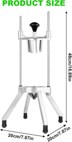 Commercial Lemon Cutter 8-Section with V-Shaped 420 Stainless Steel Blades Stainless Steel Blade Fruit Lemon Slicer Wedges Cutter for Fruits and Vegetables for Home&Commercial Use