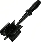 Premium Meat Chopper & Hamburger Smasher - 5-Blade Heat-Resistant Ground Beef & Potato Masher - Nylon Kitchen Tool for Mixing and Chopping - Dishwasher Safe - Black