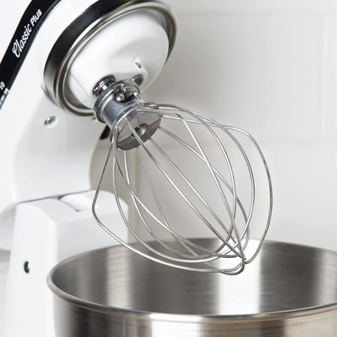 4.8 L Tilt Head 6-Wire Whip(K45WW) Attachment, Compatible with KitchenAid Artisan Tilt-Head Stand Mixer Mixer:K45SS, KSM75, KSM95, KSM150PS, KSM152PS and KSM155GB (K45WW/4.5 Quart)