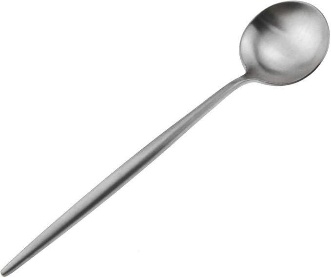 Gugrida 20-Piece 18/10 Stainless Steel Flatware Silverware, Luxury Dinnerware Set Travel Cutlery Tableware Include Knife Fork Spoon Service for 4,Healthy & Eco-Friendly Dishwasher Safe (Silver Matte)