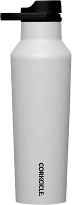 Corkcicle Sport Canteen Insulated Tumbler, River Rock, 20 oz – Reusable Water Bottle Keeps Beverages Cold for 25 Hours & Hot 12 Hours – Cupholder Friendly Tumbler with Screw-On Cap