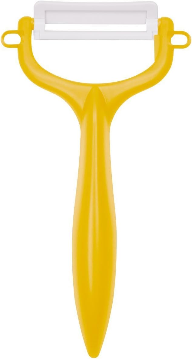 Kyocera Ceramic Horizontal Y Peeler, Yellow