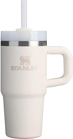 Stanley Quencher H2.0 Tumbler with Handle and Straw 14 oz | Flowstate 3-Position Lid | Cup Holder Compatible for Travel | Insulated Stainless Steel Cup | BPA-Free | Cream 2.0