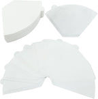 200 Count Cone Coffee Filter, #2 White Natural Cone Coffee Filter Paper fit for Drip Coffee Dripper Coffee Maker (1-4 Cup)