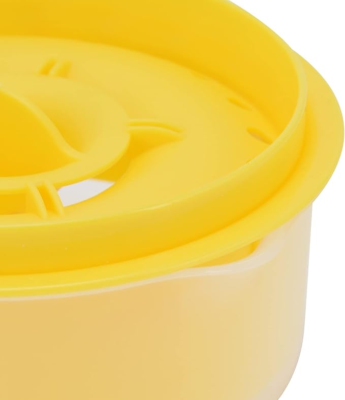 Egg Separator, Easy to, Separates up to 6 Yolks, Non, Reusable for Home Bakery (Yellow)