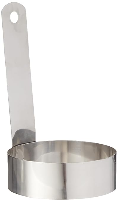 Thunder Group SLER0301R Egg Ring, 3" Diameter, Stainless Steel, Mirror Finish, Pack of 12