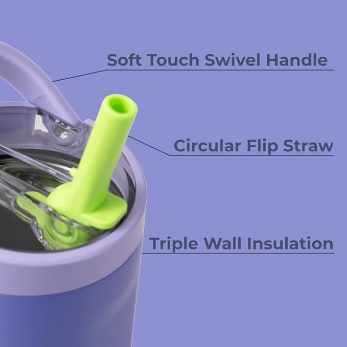 HydroJug Sport - Stainless Steel Tumbler with Straw, Vacuum Insulated, 32oz Leakproof Water Bottle, Ergonomic Design, Reusable, Dishwasher Safe, Rubber Base, Durable for Gym or Outdoors, Lime Rickey