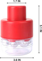 Cherry Pitter Portable Cherry Core Remover with 7 Individual Holes，Easy to Use，Multi-Function Cherries Stoner Seed Remover Tool for Making Cherry Jam