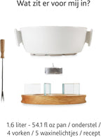 Boska Twinkle Cheese Fondue Pot - Great for Meat, Chocolate, and Cheese Snack - Serve 4 Persons Wedding Registry Items Kitchen Gifts for Family Housewarming - Use with Fondue Sticks