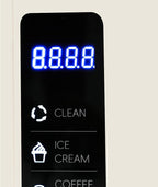 5 Preset Slushie Machine & Ice Cream Maker, 185W Commercial Slushie Maker for Ice Cream, Milkshakes & Cocktails, 61oz Capacity Slushy Machine with LED Display (Beige, 1.8L)