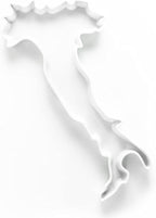 WORLD PLATES Italy Shaped Baking Dish Serving Platter or Decorative Tray Charming Porcelain Bakeware Oven Microwave and Dishwasher Safe