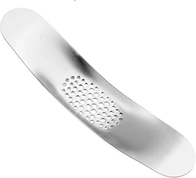 Stainless Steel Garlic Press, 304 Food Grade Direct-Press Tool, Fast Mincing, Easy to Use & Clean for Kitchen