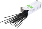 Restaurantware Restpresso 7 Inch Cocktail Stirrers 500 Disposable Coffee Stirring Rods - Premium Odorless Black Plastic Stirrers For Coffee For Hot And Cold Drinks For Bars Or Offices