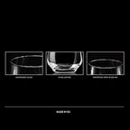 Krosno Water Drinking Glasses, Set of 6, 13.5 oz, Splendour Collection, Elegant Tumbler Collection, Ideal for Everyday Use and Entertaining, Lead-Free Crystalline, Dishwasher Safe, Made in Europe