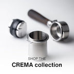 Crema Coffee Products 58mm Dosing Funnel|Compatible with 58mm Breville Portafilter,DualBoiler and OracleEspressoMachines|PreventsSpillage&Waste|DurableStainlessSteel|EasyFit for Clean,ConsistentDosing
