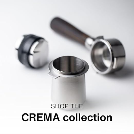 Crema Coffee Products 58mm Dosing Funnel|Compatible with 58mm Breville Portafilter,DualBoiler and OracleEspressoMachines|PreventsSpillage&Waste|DurableStainlessSteel|EasyFit for Clean,ConsistentDosing