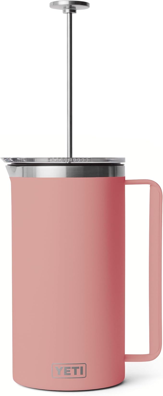 YETI Rambler 64 oz. French Press Coffee Maker, Sandstone Pink
