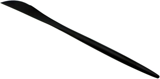 JASHII 18/10 Stainless Steel 5-Piece Matte Black Flatware Set,Dinner Knife Fork Salad Fork Dessert Spoon, Service for 1, Luxury Silverware Cutlery Utensil Sets