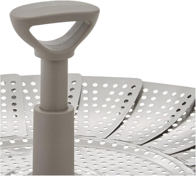 Martha Stewart Richburn 10.6" Telescopic Folding Steamer Insert w/Nylon Handle - Mirror Finish (Pack of 6)