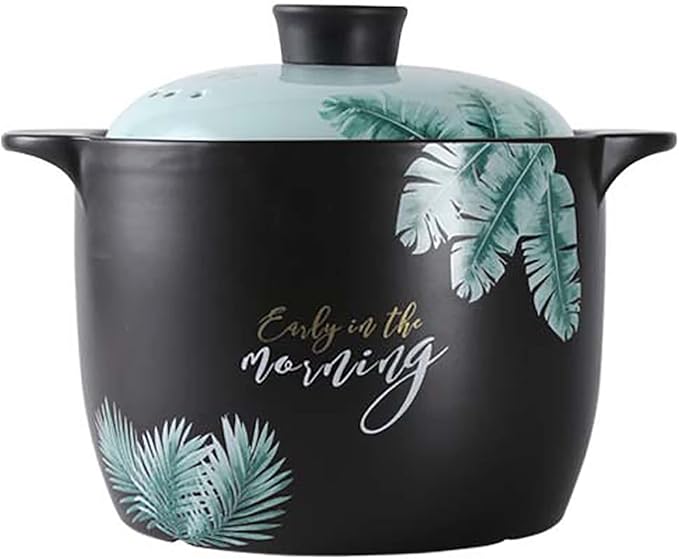 Ceramic Pot Clay Pot For Cooking Casserole Dish, Ceramic Casserole Dish with Lid Clay Pot Round Ceramic Cookware,Ceramic Casserole Dish Japanese Clay Pot Casserole Cooking Clay Pot for Home Res