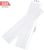 8Pcs Drawer Dividers, Adjustable Drawer Organizer for Socks, Underwear, Makeup, Can Help Tidy Kitchen, Bedroom, Dresser White