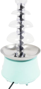 Chocolate Fountain Machine - 4 Tier Electric Chocolate Fondue Fountain Machine for Parties - Melts Cheese, Queso, Candy, and Liqueur - Dip Strawberries, Apple Wedges, Vegetables, and More