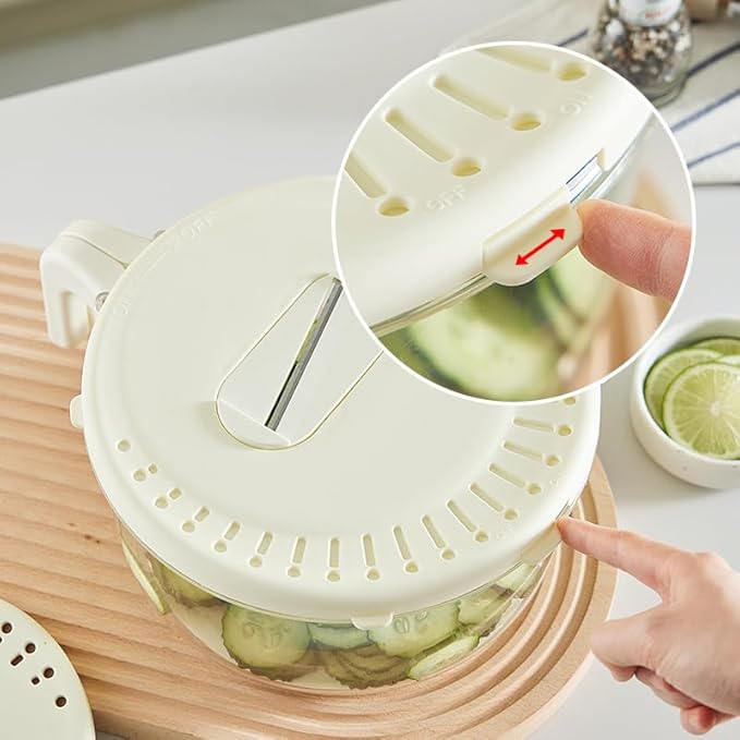 Fruit Washing Bowl with Strainer,Colander for Kitchen,Multi-Functional Vegetable and Food Drainer with Lid And Handle,Portable Fruit Containers for Fridge,BPA Free,2 Set