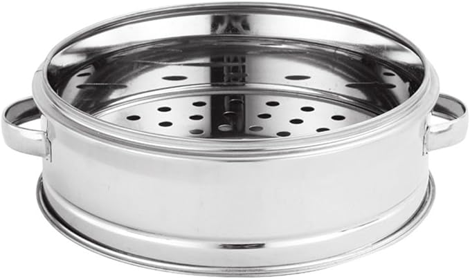 Stainless Steel Steamer Tray for Healthy Cooking for Vegetables, Meat, and Baby Food (16cm Steamer)