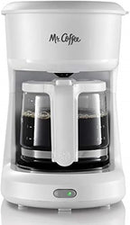 Mr. Coffee 2134286 ® 5-Cup Mini Brew Switch Coffee Maker, White