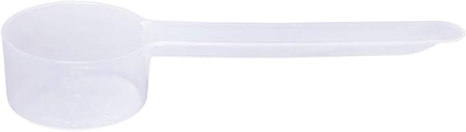 Plastic Measuring Scoop, 1 Tablespoon (14.8 cc | 1/2 oz. | 14.8 mL) Long Handle Spoons for Powders, Granules, Coffee, Pet Food, Baking Supplies, Protein and Other Dry Goods, BPA Free (Set of 1)