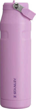 Stanley IceFlow Flip Straw 2.0 Water Bottle 36 OZ | Built-In Straw with Larger Opening | Lightweight & Leak-Resistant | Insulated Stainless Steel | BPA-Free | Lilac