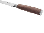 Natura Series 4.5” Serrated Steak Knife Set of 8, High Carbon Stainless Steel, Wooden Handle