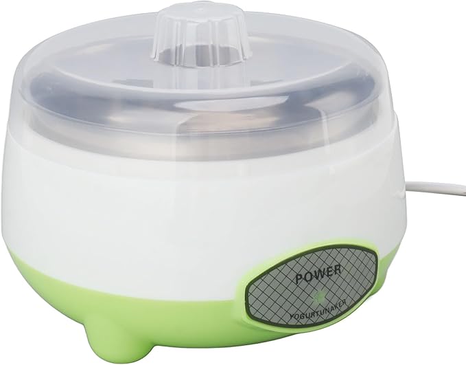 Airshi DIY Yogurt Maker Machine, Yogurt Maker Machine Even Heating Energy Saving Compact for Kitchen (US Plug 110V)