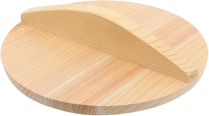 TIKUSAN Wooden Cooking Drop Lid Otoshibuta Made in Japan (5.5" (14cm))