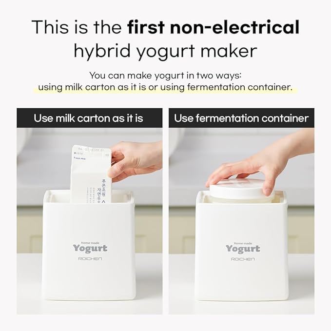 MINEW YOGURT MAKER, HOME MADE YOGURT, MADE IN KOREA, NON ELECTRIC, EASY YOGURT MAKING