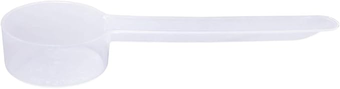 Plastic Measuring Scoop, (13 cc | 1 tablespoon | 1/2 fl oz. | 13mL) Long Handle Spoons for Powders, Granules, Coffee, Pet Food, Baking Supplies, Protein and Other Dry Goods, BPA Free (Set of 500)