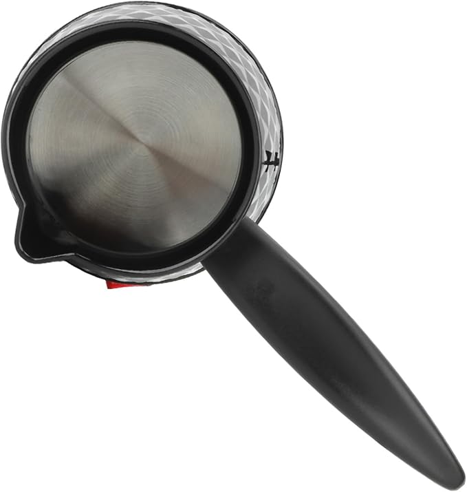 Turkish Coffee Pot, 600ml Electric Turkish Coffee Maker, ABS and Stainless Steel Turkish Coffee Machine with Removable Handle as Accessory for Heating Water and Others