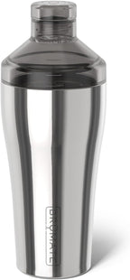 BrüMate Cocktail Shaker 22oz Insulated Stainless Steel Shaker - 100% Leakproof - No Condensation (Polished Stainless)
