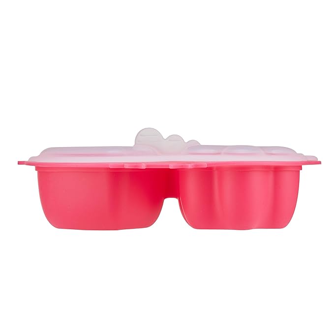 Innobaby Din Din Smart Silicone Chicken Steamer with Lid for Children, Pink