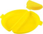 Omelette Maker, Omelette Mould, Silicone Egg Microwave Cooker, Non-Stick Egg Pan & Poacher For Breakfast Sandwiches, Non-BPA Oven/Microwave Safe Mold