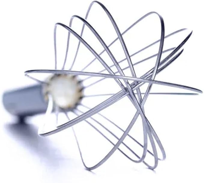 Stainless Steel Whisk Balloon Whisk 10" Wire Whisk Kitchen Whisk Handheld Whisk for Blending, Whisking, Beating, Stirring Egg Separator as a Gift