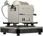 KALDI Mini Home Coffee Gas Roaster - 200g Capacity, Choice of Manual Handle or Motor Drive, Hopper/Sampler as option, Gas Burner Required (Motorized, Full-Package)